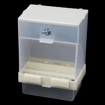 1 комплект практична устойчива на износване прозрачна автоматично висящи хранилки за птици, контейнер за храна за птици, кутия за храна за птици