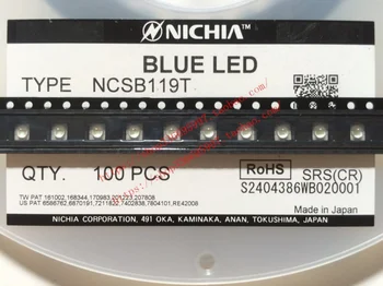 10 бр./ NICHIA Япония Азия NCSB119T са внесени 3 W висока мощност 3535 с обектив 470 нм синя светлина led лампи мъниста