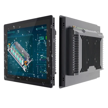 19-Инчов Капацитивен Сензорен-Вградени Индустриален Компютър AIO PC Win10 Intel Core i3/i5/i7 7th С Модул WiFi RS232 COM