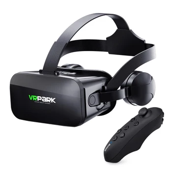 AT41 VRPARK J20 3D VR очила Очила за Виртуална Реалност За Смартфони 4.7-6.7 Iphone Android Игри за Стерео С Управление на Слушалки