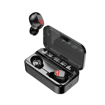Bluetooth слушалка S10pro TWS, двустранен стереосенсорная Bluetooth слушалки 5.2 зарядно устройство с дигитален дисплей 2200 MAH