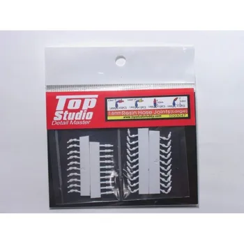 Top Studio TD23047 Съединения на тръби от смола от 1,6 мм (Големи) Набор от части, Ръчно изработени колекция от модели Ръчно изработени за възрастни Професионалисти