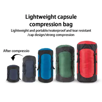 Ultralight компрессионный чанта, спестяващ място, уличен пуховик, чанта за съхранение на къмпинг, разходки, катерене, директна доставка
