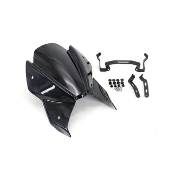 Въздушен дефлектор на предното стъкло на мотоциклет за SUZUKI GSX-S1000 GSX-S950 GSX-S 1000 950 (черен)
