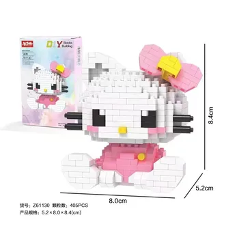 Градивен елемент на Hello Kitty, събрани Играчки, чиято Декоративна украса, фигурки аниме Sanrio, модел Kuromi, Детски пъзел My Melody, подарък
