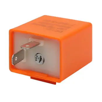 Електронно led реле-мигалка Реле-сигнализатор на завоя Директен Заместител на 2-контакт led реле-сигнализатора на завоя С регулируем