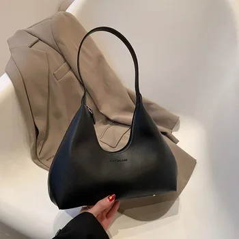 Луксозна дизайнерска чанта-скитник, изкуствена кожа, дамски малка чанта и чанта, дамска чанта под мишниците, модни пътни чанти за пазаруване.