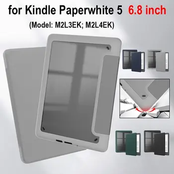 Магнитен Smart-калъф-Награда От Изкуствена Кожа с Поставка за Amazon Kindle Paperwhite 5 11-то Поколение с диагонал 6,8 инча за четене на електронни книги Funda