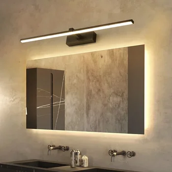 Модерният Led, с монтиран на стената Лампа Mirror Decor Lighting Дължина 40/60 см С Ивица Светлина За Баня, Мивка; Кухня, Вътрешни Led осветителни Тела Блясък