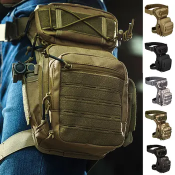 Мъжка чанта за краката, набедренные мотоциклетни Чанти, военна поясная чанта, Универсална поясная bag, Регулируем туризъм мъжки тактическа поясная чанта 2023