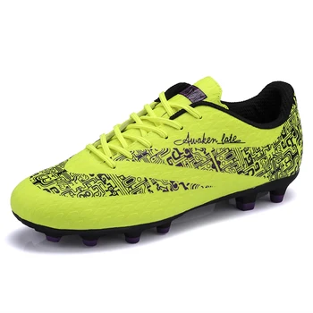 Мъжки футболни обувки Безплатна доставка Tufr Тренировочная футболни обувки за спорт на открито с дълги шипове, детски бърз футбол тенис за момчета