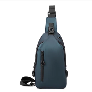 Нова ежедневна чанта през рамото си, пътна чанта-месинджър, градинска чанта през рамо за мъже, водоустойчиви мъжки чанти-прашка, богат на функции нагрудная чанта