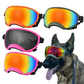 Очила за домашни любимци Слънчеви очила за кучета от средни и големи размери Военни ски очила за кучета стъкла Слънцезащитни и предпазни аксесоари