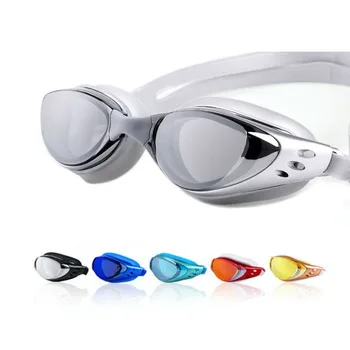 Очила за плуване с фарове за мъгла лещи, мъжки и женски Водоустойчив Регулируеми очила за плуване, ултра-леки очила за гмуркане, със защита от ултравиолетови лъчи за гмуркане