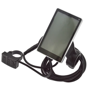 Пластмасов електрически LCD дисплей M5 с напрежение 36-60 В, touch дисплей Smart KT, модификация на велосипеди, части за мотоциклети