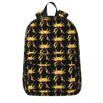 Раници Axolotl Голям капацитет Студентски чанта за Книги Чанта През Рамо Раница За Лаптоп Модерен Пътен Раница за Детска, Училищна чанта