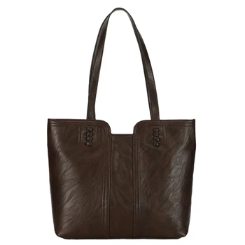 Чанти-тоут, чанти през рамо от изкуствена кожа, чанти от горната дръжка голям капацитет, луксозни и ежедневни чанти, портфейл за жени